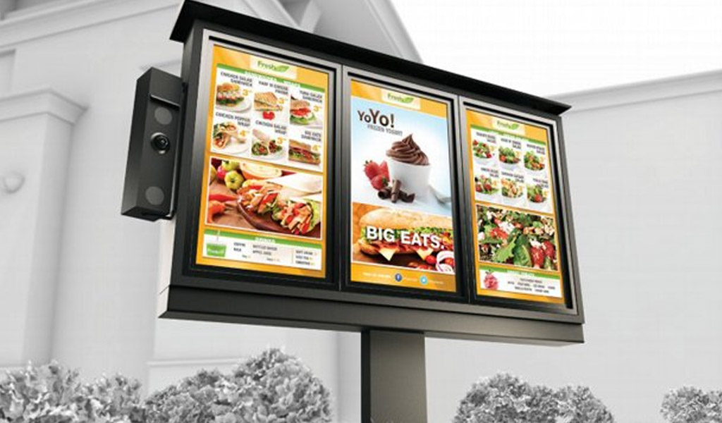 restaurant digital menu display