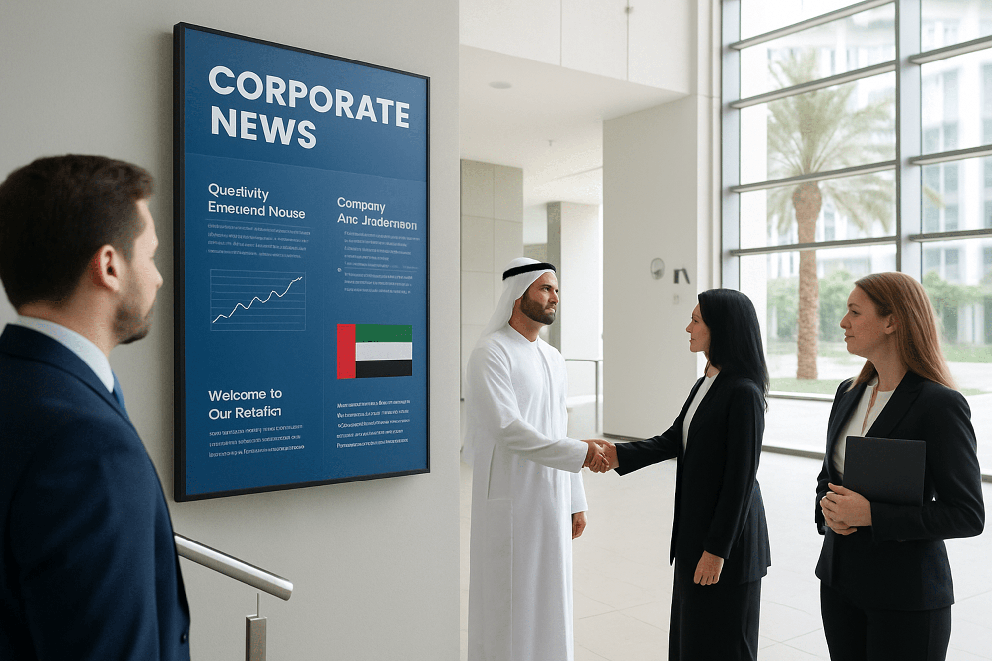How Digital Signage Is Transforming Corporate Communication in the UAE